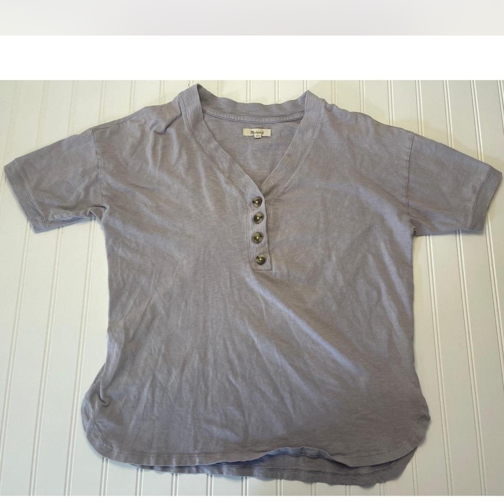 Madewell top dusty purple